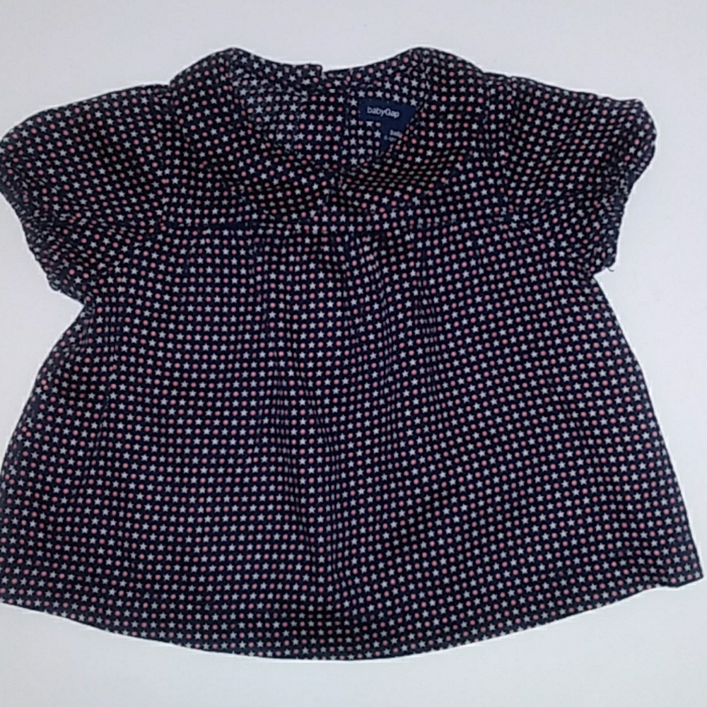 100% COTTON BABY GAP 6-12 MONTHS OLD BLOUSE
